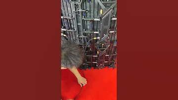 One-Minute Wiring Guide | MYS500 Curved LED Display ⚙️ #leddisplay #ledscreen