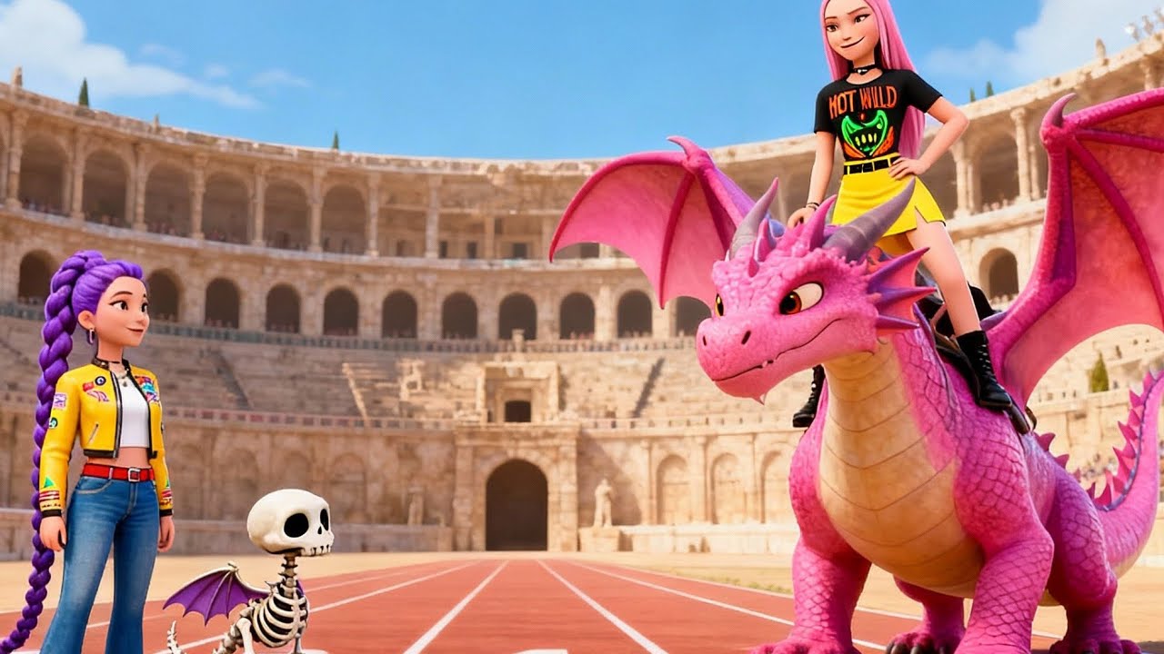 RUMI Gets Dragon Racing Championship - KPOP Demon Hunters