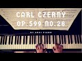 Carl czerny op599 no28 by anki piano with sheet music