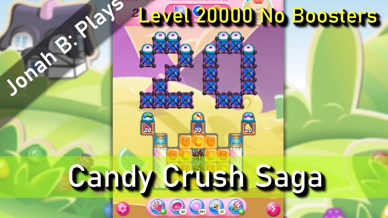 Candy Crush Saga Level 20000 노부스터 클리어 썸네일