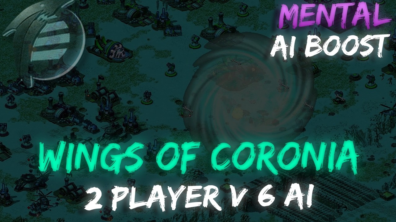Mental Omega - 2 Player vs 6 Wings of Coronia - Mental AI Boost