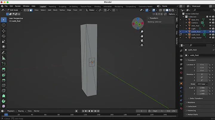 Preparing geometry for OpenFOAM using Blender