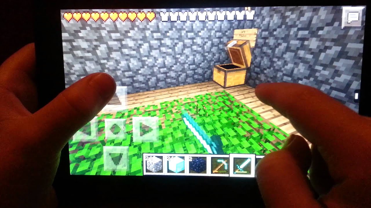 Minecraft PE Glitch on Kindle Fire - YouTube