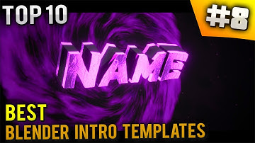 TOP 10 Best Blender intro templates #8 (Free download)