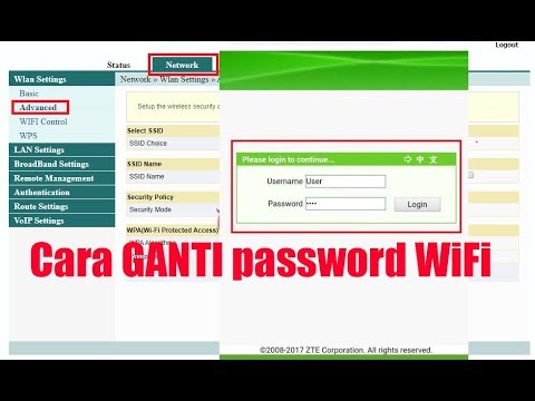 cara mengganti password wifi router | gampang banget