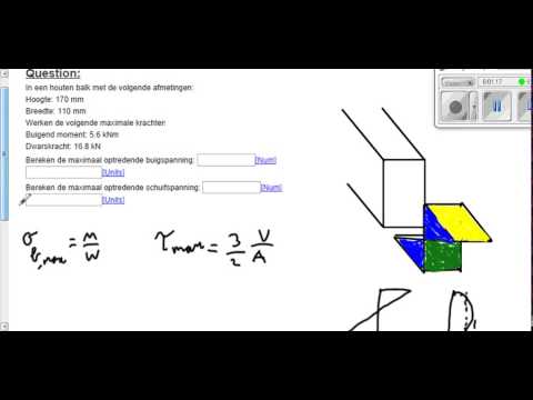 Video: Hoe bereken je de schuifspanning in een as?