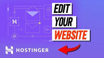 How To Edit Website In Hostinger