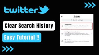 How To Clear Twitter Search History !