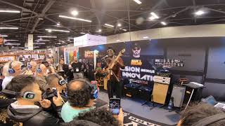 Video thumbnail of "Richard Bona at the Mark Bass booth, NAMM 2019"