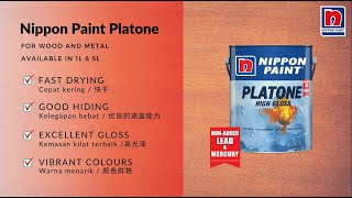 The Features of Nippon Paint Platone - Fast Drying & High Gloss for Wood & Metal screenshot 4