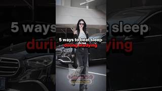 5 ways to beat sleep during studying 🥱😴 #studyadvice #motivation #subscribe