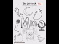 Letter M Magic! | Learn &amp; Color Words Like Mango, Moon &amp; Monkey 🍋🌙🐒#kids #littlelearners #finemotor
