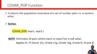 CORR(), COVAR_POP(), COVAR_SAMP(), CUME_DIST(): Analytic Functions