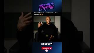 Eminem &amp; Dr. Dre first time in the studio | #hiphop #music #fyp #shorts