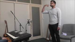 Semi tone scale exercise