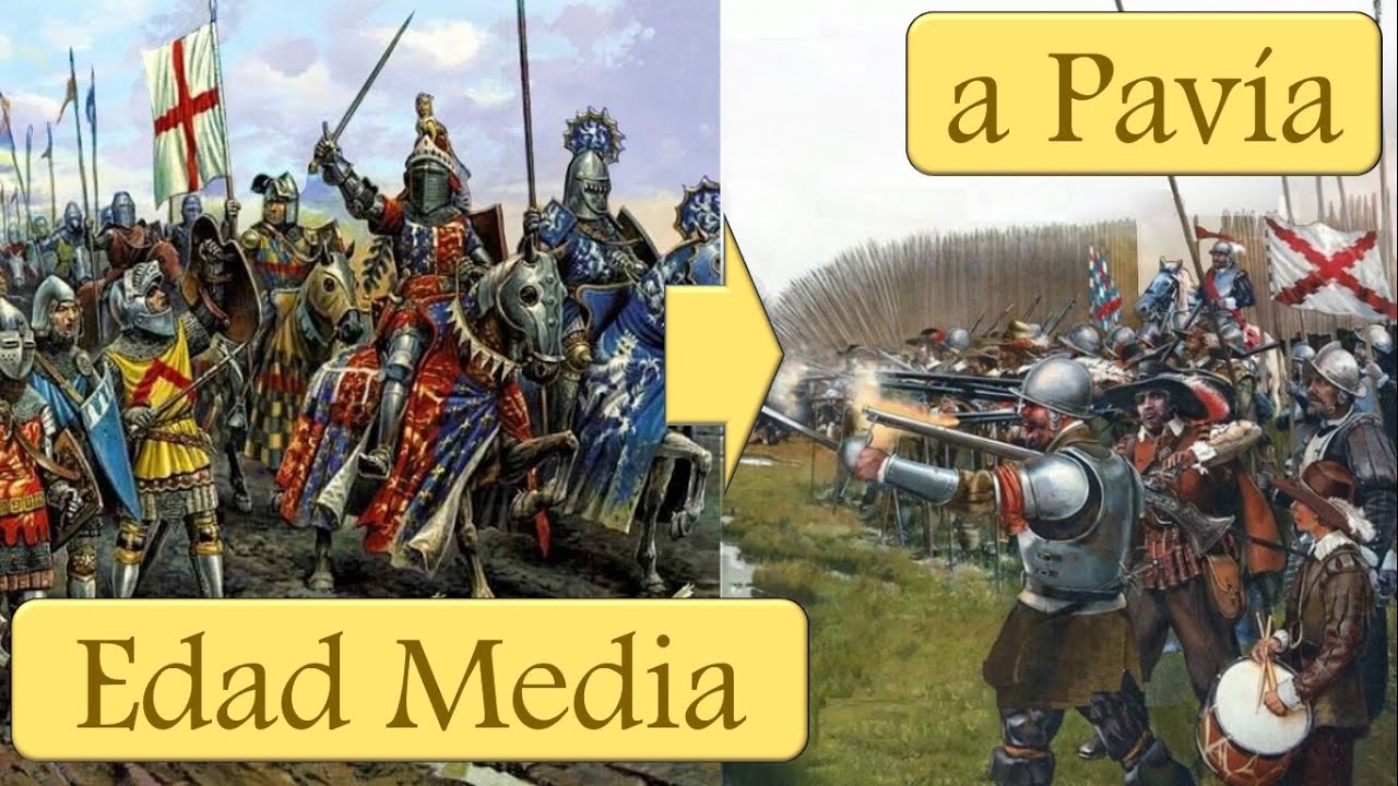 Edad Media a Pavía (1525) y el tercio español (1534)