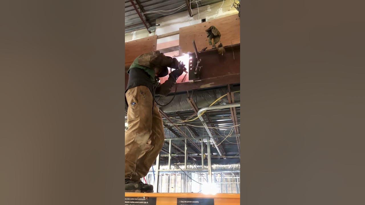 Overhead stick welding 7018 YouTube