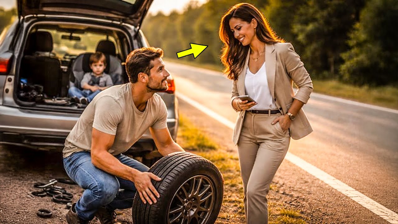 PAI SOLTEIRO AJUDOU UMA MULHER NA ESTRADA... SEM SABER QUE ERA UMA JUÍZA