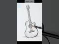 Easy Guitar Drawing Guitar Drawing Qweart Art 