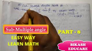 multiple and submultiple angles Part 8
