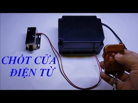 Video Mở chốt cửa điện từ bằng remote 0378146805 _ kênh chế... - youtube