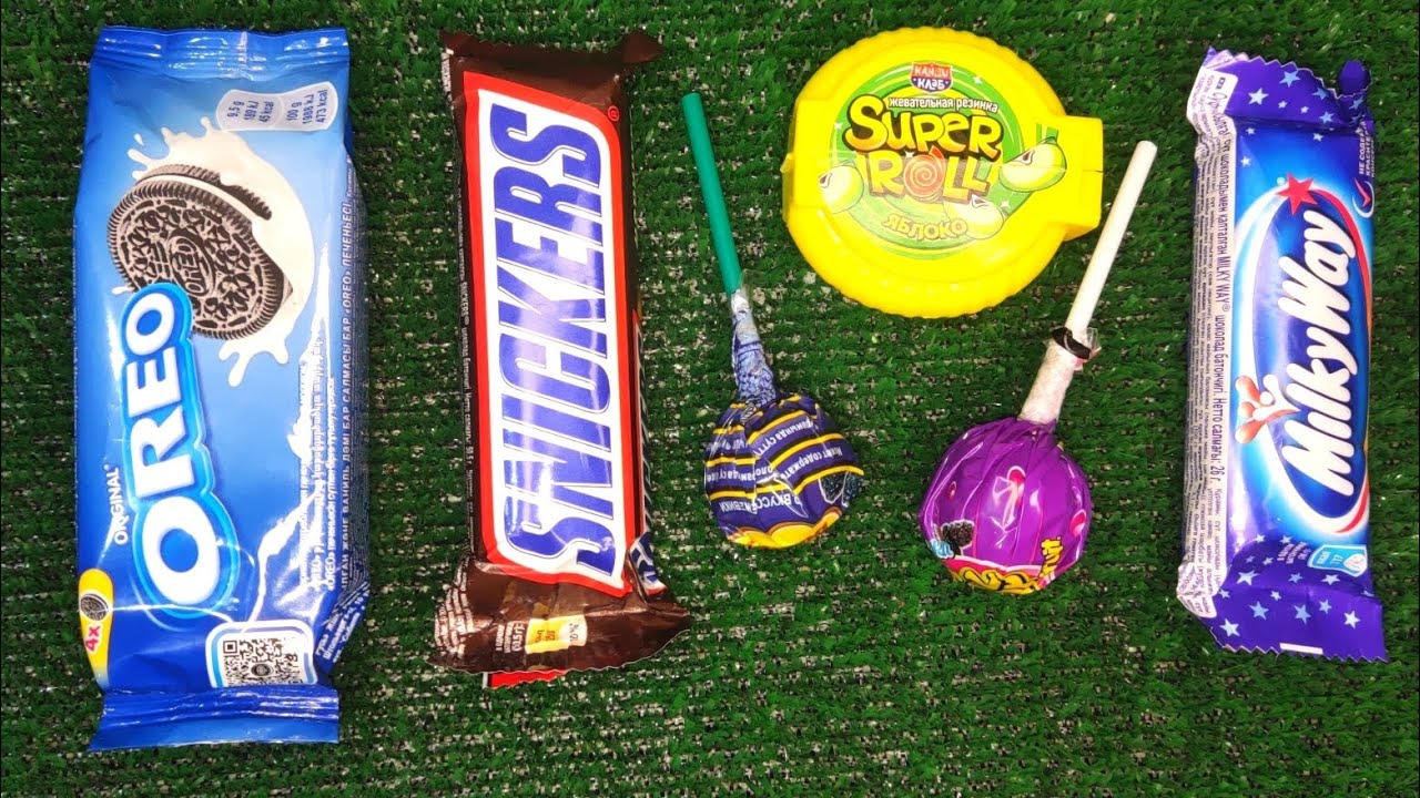 ASMR Opening Lollipop vs sweet SUPER ROLL. Chocolate, Candies and ...