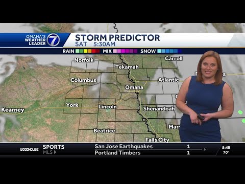 Hot, humid Saturday