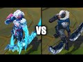 Snow Moon Varus vs Arctic Ops Varus Skins Comparison (League of Legends)