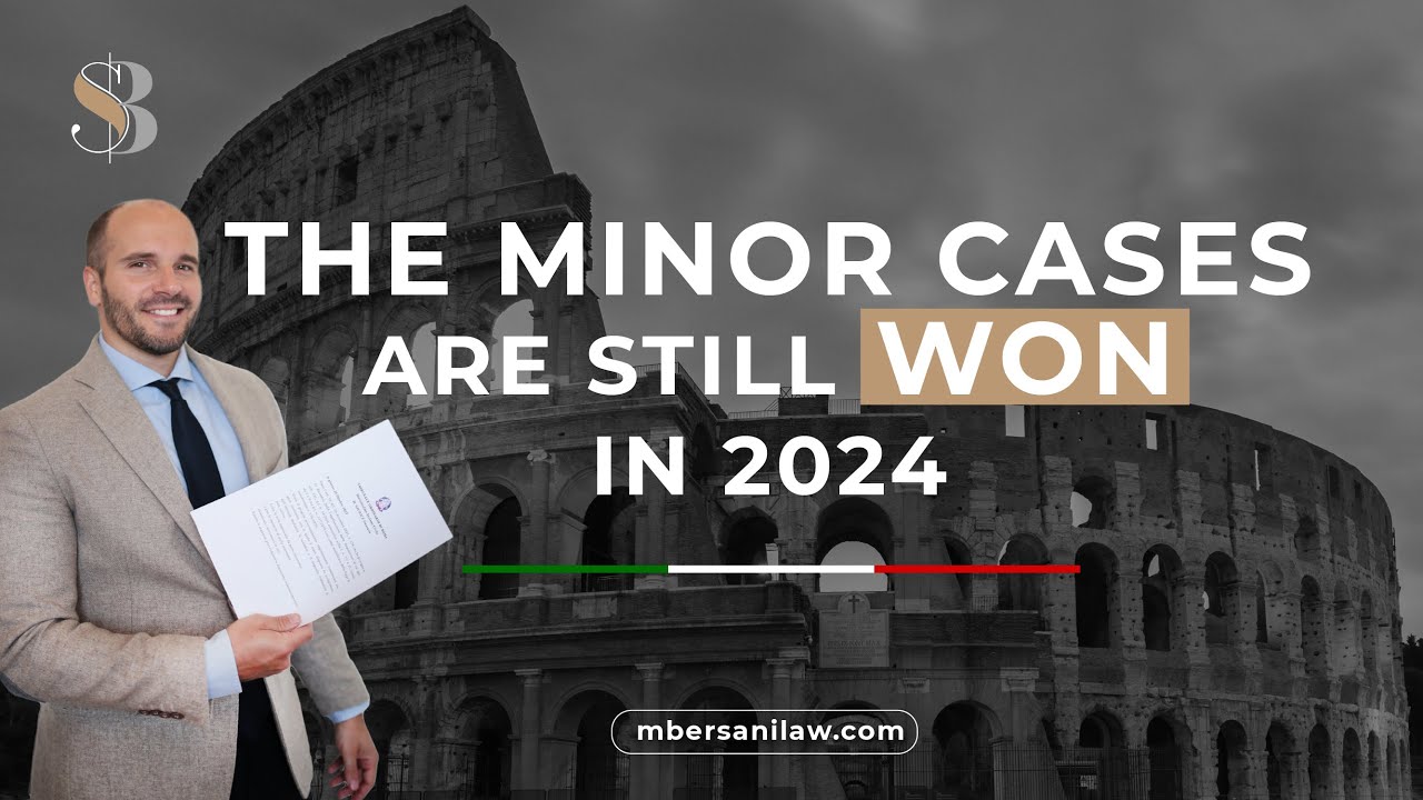 Italian Citizenship by descent: Minor Cases Are Still Approved in 2024!

Today we want to share some really recent cases of Italian Citizenship Jure Sanguinis (aka Italian Dual Citizenship by Descent), involving a "Minor issue". 
Some Courts are still approving the minor cases.  

The "Minor Cases" of Italian Citizenship by Descent:  Navigating Italian Citizenship by Descent if you have a "Minor case", and when you can overcome it. 

__
📌 𝘿𝙞𝙨𝙘𝙡𝙖𝙞𝙢𝙚𝙧 ❗️𝙏𝙝𝙞𝙨 𝙫𝙞𝙙𝙚𝙤 𝙞𝙨 𝙛𝙤𝙧 𝙞𝙣𝙛𝙤𝙧𝙢𝙖𝙩𝙞𝙫𝙚 𝙥𝙪𝙧𝙥𝙤𝙨𝙚𝙨 𝙤𝙣𝙡𝙮. 
𝙏𝙝𝙞𝙨 𝙫𝙞𝙙𝙚𝙤, 𝙖𝙣𝙙 𝙖𝙡𝙡 𝙫𝙞𝙙𝙚𝙤𝙨 𝙥𝙤𝙨𝙩𝙚𝙙 𝙤𝙣 𝙩𝙝𝙚 𝙔𝙤𝙪𝙩𝙏𝙪𝙗𝙚 𝘾𝙝𝙖𝙣𝙣𝙚𝙡, 𝙢𝙪𝙨𝙩 𝙣𝙤𝙩 𝙗𝙚 𝙘𝙤𝙣𝙨𝙞𝙙𝙚𝙧𝙚𝙙 𝙡𝙚𝙜𝙖𝙡 𝙖𝙙𝙫𝙞𝙘𝙚. 
𝙇𝙚𝙜𝙖𝙡 𝙖𝙙𝙫𝙞𝙘𝙚 𝙞𝙨 𝙥𝙧𝙤𝙫𝙞𝙙𝙚𝙙 𝙗𝙮 𝙘𝙤𝙣𝙨𝙪𝙡𝙩𝙖𝙩𝙞𝙤𝙣 𝙤𝙣𝙡𝙮, 𝙤𝙣 𝙖 𝙘𝙖𝙨𝙚-𝙗𝙮-𝙘𝙖𝙨𝙚 𝙗𝙖𝙨𝙞𝙨.   📌
__

🇮🇹 Welcome to  @lawfirmbersani   🇮🇹
🇮🇹 Discover the Path to Italian Citizenship By Descent with a Minor case 🇮🇹

The core of our discussion centers on Cassazione Ruling 17161/2023. We explain the ruling in detail, shedding light on its implications for the application process. This ruling addresses a specific 'minor issue' that has become a significant hurdle for many applicants: the recognition of certain documents and claims that previously went unchallenged. Our analysis will help you understand how this ruling might affect your application and what steps you can take to mitigate its impact.

To navigate these changes effectively, we provide practical advice on adjusting your application strategy in response to the ruling. This includes tips on gathering and presenting documents, seeking legal advice, and the potential for appealing decisions based on the new ruling. Our goal is to equip you with the knowledge and tools to move forward confidently, despite the complexities introduced by Cassazione Ruling 17161/2023.



❓Unlocking Italian Citizenship By Descent in 2024 Without Consulate Appointments!
➡️ https://www.youtube.com/watch?v=6VbYYCbiqus

❓Are Italian Courts Still Approving the 1948 Cases of Italian Citizenship in 2024?
➡️ https://www.youtube.com/watch?v=NgaKftV8Md8

❓Italian Dual Citizenship Documents: This Is HOW You Need to Proceed
➡️ https://www.youtube.com/watch?v=vuypvrxIQdI




Moreover, we share insights from legal experts specializing in Italian citizenship and genealogy. Their professional perspectives offer a deeper understanding of the ruling's consequences and how to approach your application process strategically.

This video is an essential resource for anyone affected by the Cassazione Ruling 17161/2023 or those embarking on the journey to Italian citizenship by descent. Whether you're just starting out or you're in the midst of navigating this complex process, our guide aims to clarify the legal landscape and offer support every step of the way.

What You Will Learn:

Eligibility Criteria: Understand who qualifies for Italian citizenship by descent, focusing on the "minor cases" issue. 

Legal Considerations: Insights into the legal implications of Italian Dual Citizenship with a Minor Cases.

Case Studies: Real-life examples of minor cases, with practical solutions based on legal precedents, to help you prepare for your own application journey.

_____
In this video, we'll cover:

📌  Timestamps:


00:00 Introduction
01:16 What is it the "Minor Case" of Italian Citizenship by Descent?
03:18 The Cases Won in 2024
04:13 Case Won #1 
09:15 Case #2
11:12 Conclusions


__
📌 𝘿𝙞𝙨𝙘𝙡𝙖𝙞𝙢𝙚𝙧 ❗️𝙏𝙝𝙞𝙨 𝙫𝙞𝙙𝙚𝙤 𝙞𝙨 𝙛𝙤𝙧 𝙞𝙣𝙛𝙤𝙧𝙢𝙖𝙩𝙞𝙫𝙚 𝙥𝙪𝙧𝙥𝙤𝙨𝙚𝙨 𝙤𝙣𝙡𝙮. 
𝙏𝙝𝙞𝙨 𝙫𝙞𝙙𝙚𝙤, 𝙖𝙣𝙙 𝙖𝙡𝙡 𝙫𝙞𝙙𝙚𝙤𝙨 𝙥𝙤𝙨𝙩𝙚𝙙 𝙤𝙣 𝙩𝙝𝙚 𝙔𝙤𝙪𝙩𝙏𝙪𝙗𝙚 𝘾𝙝𝙖𝙣𝙣𝙚𝙡, 𝙢𝙪𝙨𝙩 𝙣𝙤𝙩 𝙗𝙚 𝙘𝙤𝙣𝙨𝙞𝙙𝙚𝙧𝙚𝙙 𝙡𝙚𝙜𝙖𝙡 𝙖𝙙𝙫𝙞𝙘𝙚. 
𝙇𝙚𝙜𝙖𝙡 𝙖𝙙𝙫𝙞𝙘𝙚 𝙞𝙨 𝙥𝙧𝙤𝙫𝙞𝙙𝙚𝙙 𝙗𝙮 𝙘𝙤𝙣𝙨𝙪𝙡𝙩𝙖𝙩𝙞𝙤𝙣 𝙤𝙣𝙡𝙮, 𝙤𝙣 𝙖 𝙘𝙖𝙨𝙚-𝙗𝙮-𝙘𝙖𝙨𝙚 𝙗𝙖𝙨𝙞𝙨.   📌
__


📲 FOLLOW US ALSO ON:

✅ Instagram:  https://www.instagram.com/bersanilawfirm/
✅ Facebook:  https://tinyurl.com/ym6ep9ss
✅ Twitter: https://twitter.com/mbersanilaw
✅ Linkedin: https://tinyurl.com/4hs737jy

Whether you're starting from scratch or you've already begun your research, this video is designed to provide clarity and support as you seek to secure Italian citizenship By descent. 
 We'll demystify the complex aspects and equip you with the knowledge you need to move forward with confidence.

🔔 Subscribe to our channel for more insights on citizenship processes, expert interviews, and success stories to inspire and guide you on your path to Italian citizenship.

👉 Have specific questions or need personalized advice? Leave a comment below or contact us directly. We're here to help you and your family on your journey to becoming Italian citizens.

#italiancitizenship  #juresanguinis  #italiandualcitizenship #italiancitizenshipbydescent   #italianpassport

Remember, every case is unique, and the information provided in this video should be used as a guide, not legal advice. For personal advice, consulting with a legal expert specializing in Italian citizenship is highly recommended.