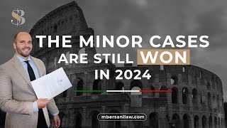 Italian Citizenship by descent: Minor Cases Are Still Approved in 2024