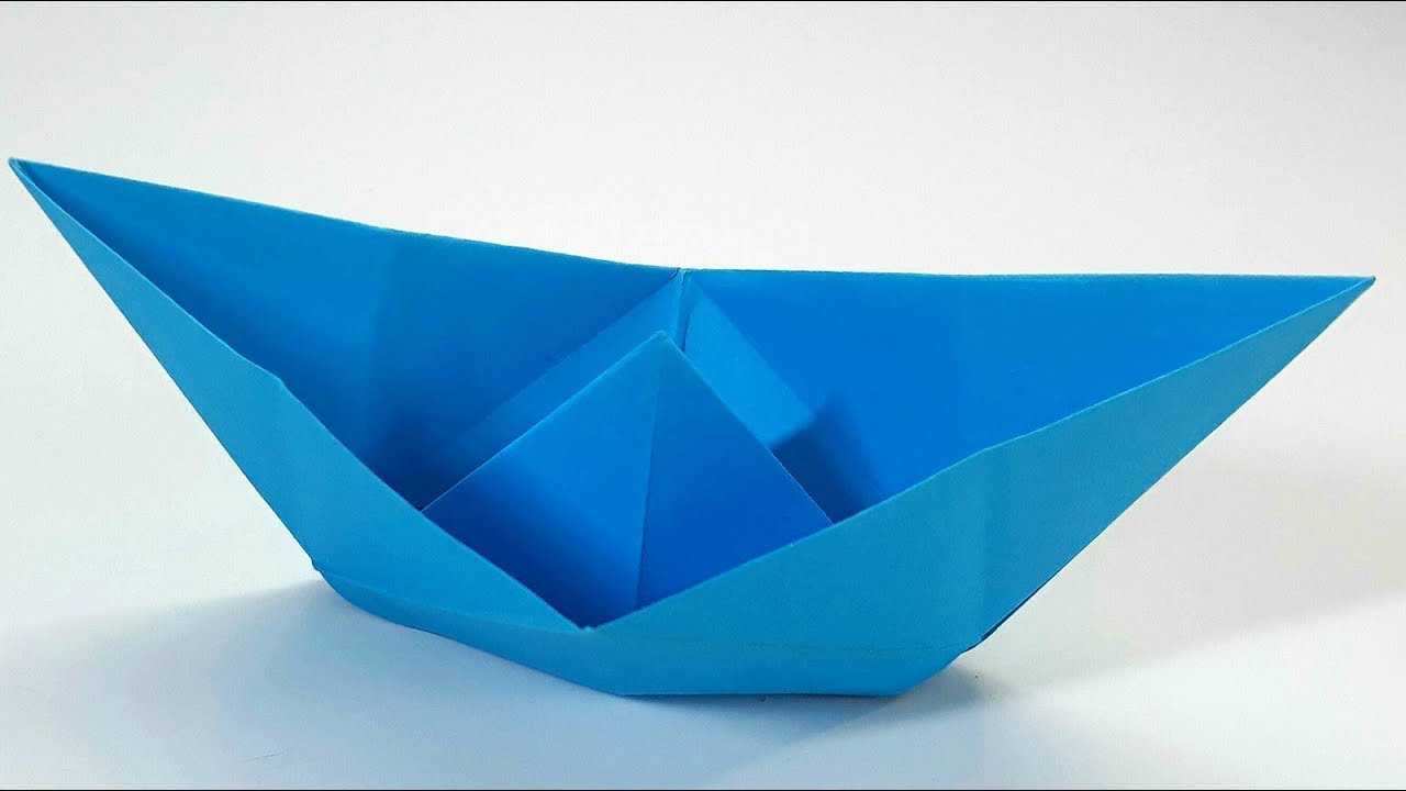 Download Origami Tutorial - How to fold an Easy Origami Boat - YouTube