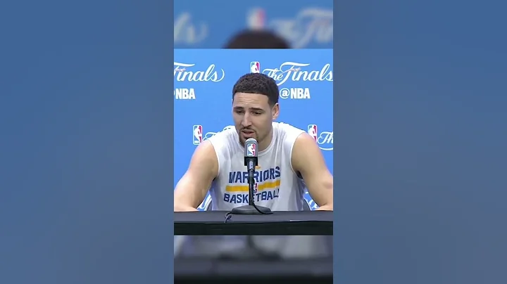 Klay said this when the Warriors were up 3-1 👀 Lebrons reaction 😂 tiktok espn
