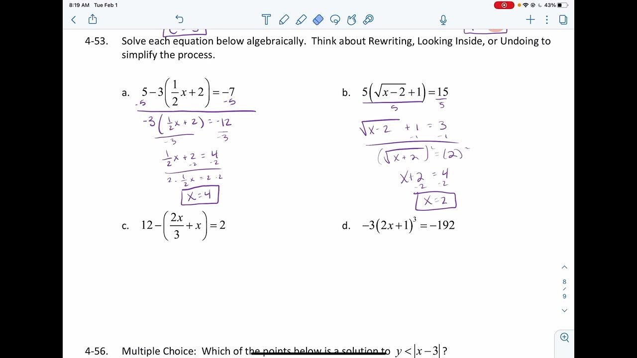 Review & Preview 4.1.4 CC Algebra 2 - YouTube