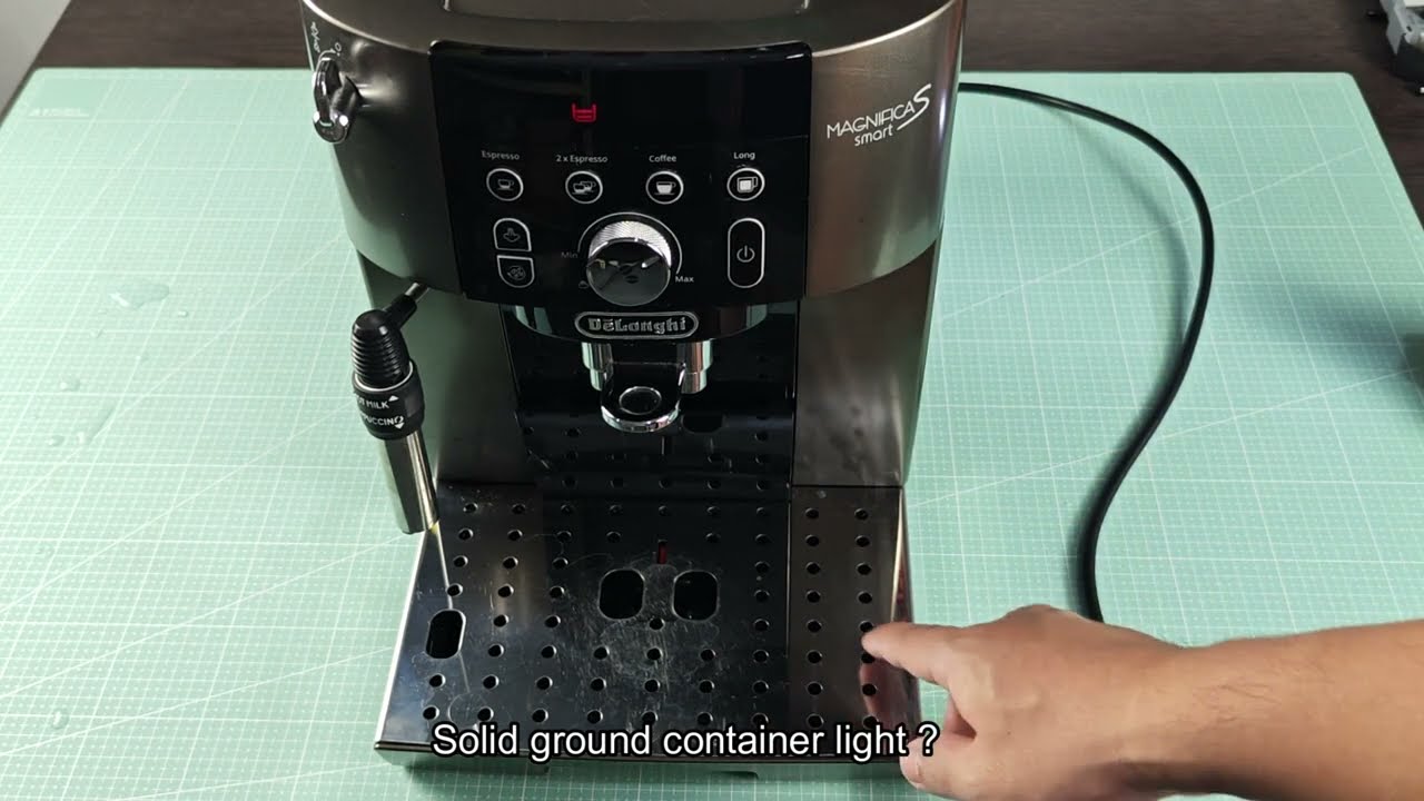 De'Longhi Coffee Machine Ground Container Light (Red Light With Dots)