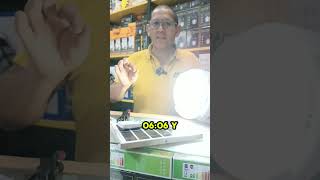 Lámpara Solar de Techo Jortan 60W | Luz Blanca y Ámbar Regulable | Control Remoto | Panel Solar Inde