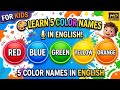 Colors Name in English 🌈 | Learn Colors Fast
