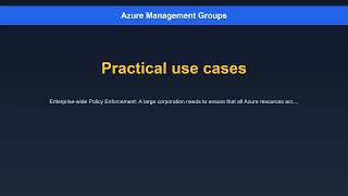 Azure Management Groups Explained