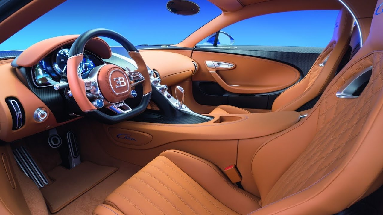 Bugatti chiron interior