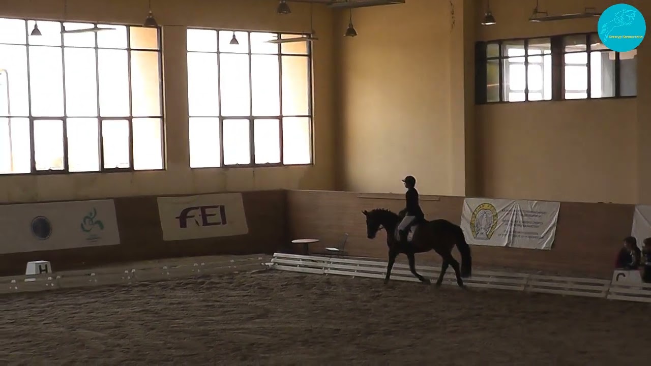 Кнорр Ирина и Роксет, Чемпионат РК по выездке, 70%, молодые лошади 4-х лет, Алматы, 23-06-23