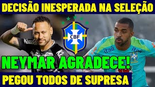 Neymar Agradece Pegou Todos De Surpresa Na Seleção Brasileira Ancelotti Toma Decisão Inesperada