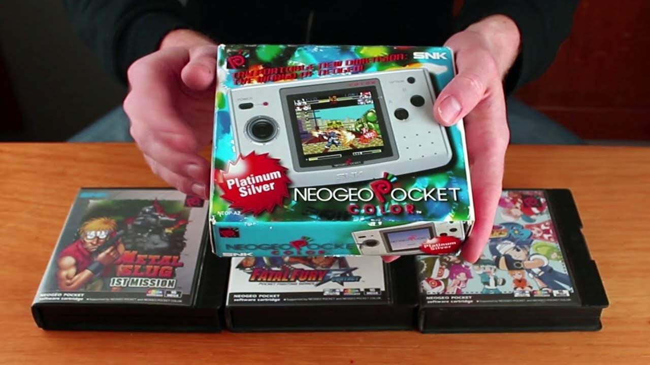 ASMR Neo Geo Pocket Color Unboxing with Games (No Talking) - YouTube