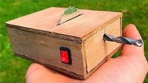 How to make Table Saw and Drill Machine 2in1 DIY