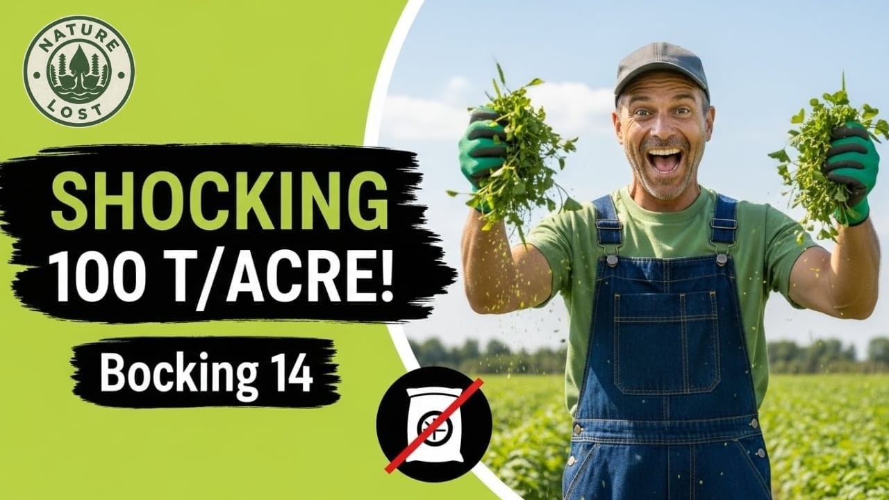 Comfrey Plant Secret Revealed: How Bocking 14 Produced 100 Tons Per Acre Without Fertilizer