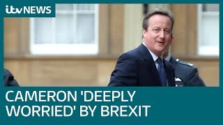 David Cameron admits he thinks about consequences of Brexit referendum 'every single day' | ITV News Resimi