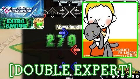 【DDR A】 CHOCOLATE PHILOSOPHY / 常盤ゆう [DOUBLE EXPERT] 譜面確認 Play