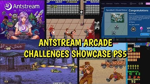 Antstream Arcade. Retro Gaming Arcade Challenges Showcase on PS5
