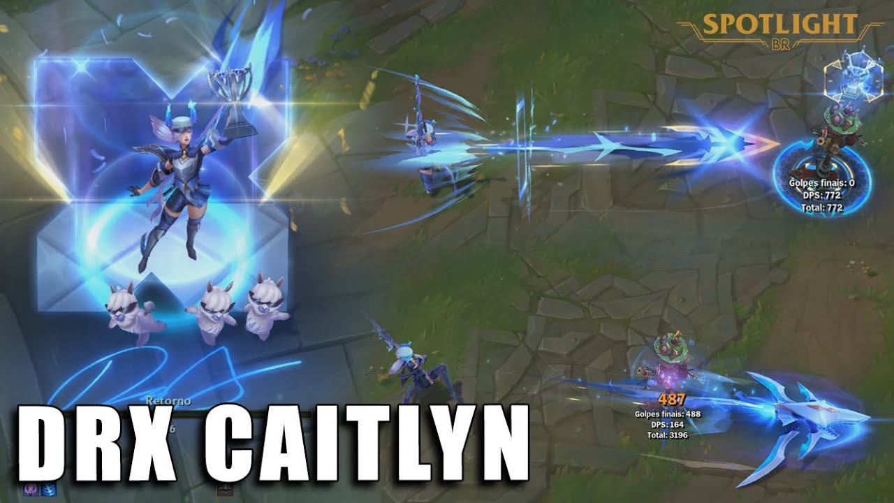 DRX Caitlyn Skin Spotlight PREVIA YouTube