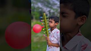 Bamboo & cute colourful balloon big toy #diy #art