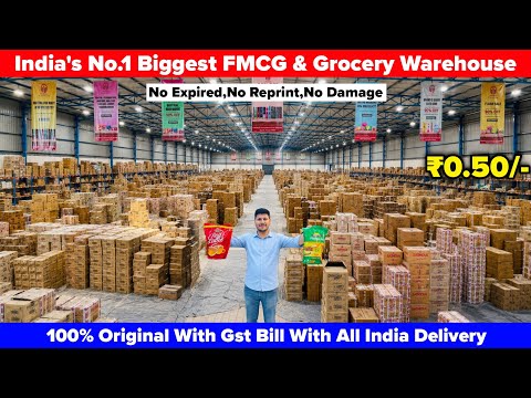 India's Biggest FMCG & Grocery Warehouse| 100% Original With Gst Bill|99% Off| All India Delivery 
