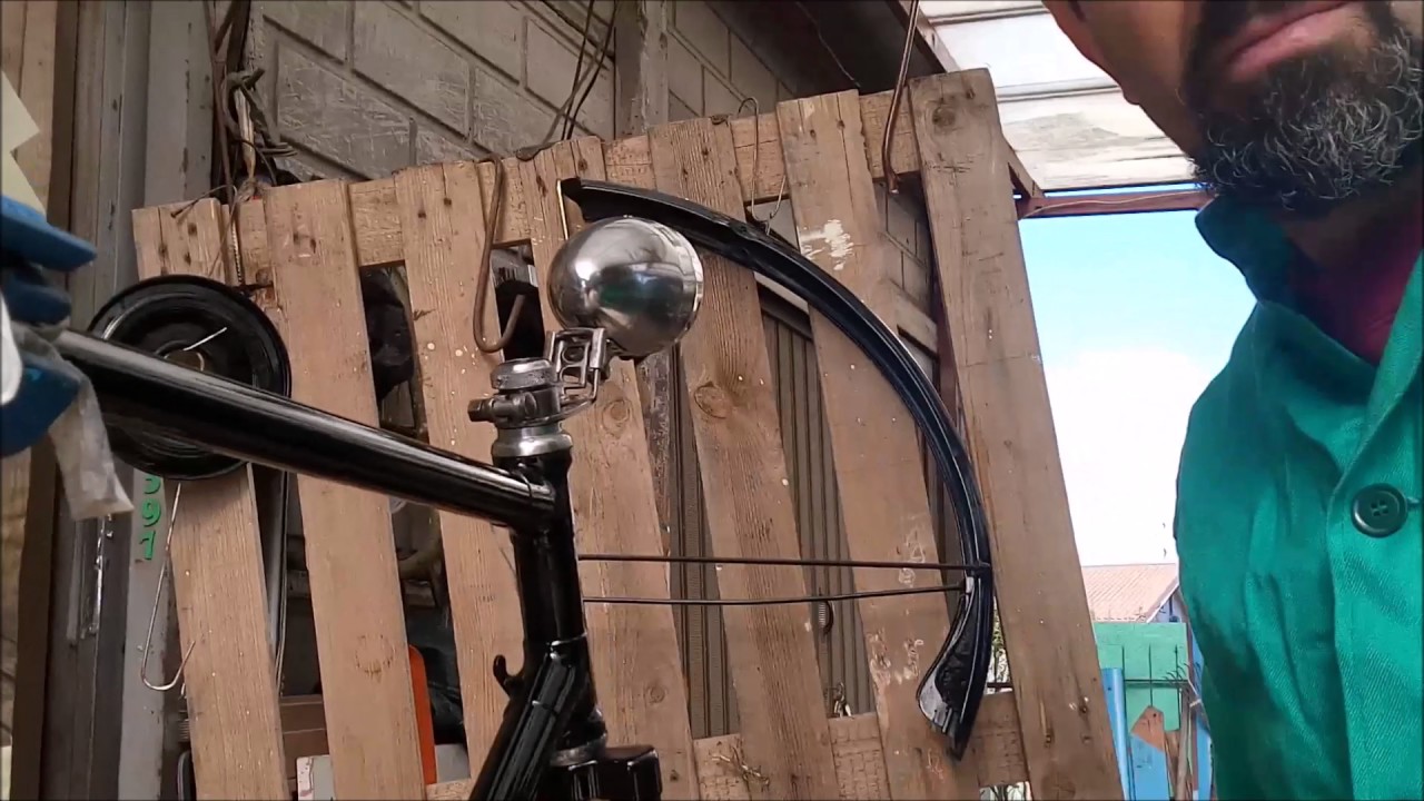 Montaggio di una Bicicletta a con freni a bacchetta - YouTube